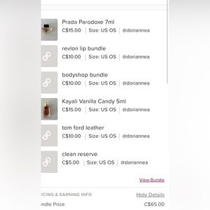 Bundle for for doriannea